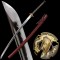 Samurai Katana Swords Clay Tempered T10 Steel Razor Sharp Full Tang Blade Dragon Fitting