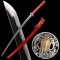 Traditional Clay Tempered T10 Steel Full Tang Blade Japanese Samurai Katana Sword Shinken