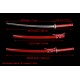 Traditional Clay Tempered T10 Steel Full Tang Blade Japanese Samurai Katana Sword Shinken