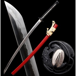 Handmade Clay Tempered Japanese Katana Sword Samurai Top Choji Hamon Razor Sharp Full Tang Blade