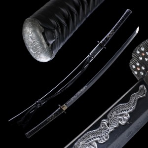 Handmade Razor Sharp Japanese Samurai Clay Tempered Sashikomi Polish Tamahagane Steel Vajra Blade Sword