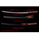 Japanese Katana Samurai Sword Clay Tempered Kobuse Folded Steel Razor Sharp Blade