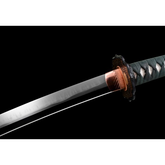 Japanese Shinken Traditional Sashikomi Polish Tamahagane Steel Samurai Katana Swords Razor Sharp Choji Hamon Blade