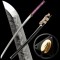 Hand Forged Japanese Katana Clay Tempered L6 Steel Hitatsura Hamon Razor Sharp Full Tang Blade Samurai Swords