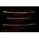 Hand Forged Japanese Katana Clay Tempered L6 Steel Hitatsura Hamon Razor Sharp Full Tang Blade Tiger Samurai Swords