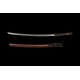 Hand Forged Japanese Katana Clay Tempered L6 Steel Hitatsura Hamon Razor Sharp Full Tang Blade Tiger Samurai Swords