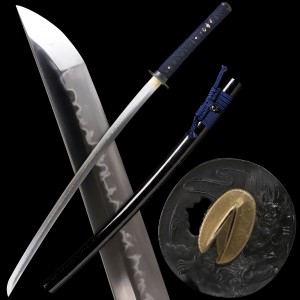 Handmade Clay Tempered T10 Steel Samurai Katana Swords Razor Sharp Blade