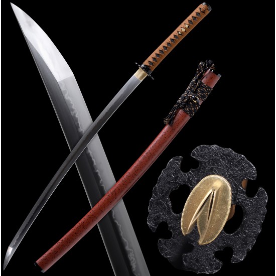 Hand Forged Clay Tempered Choji Hamon Blade Japanese Katana Samurai Sword