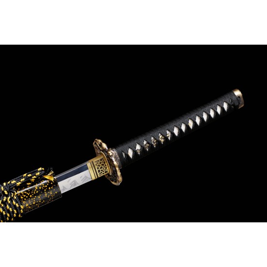 Traditional Japanese Samurai Katana Swords Clay Tempered L6 Steel Razor Sharp Full Tang Blade