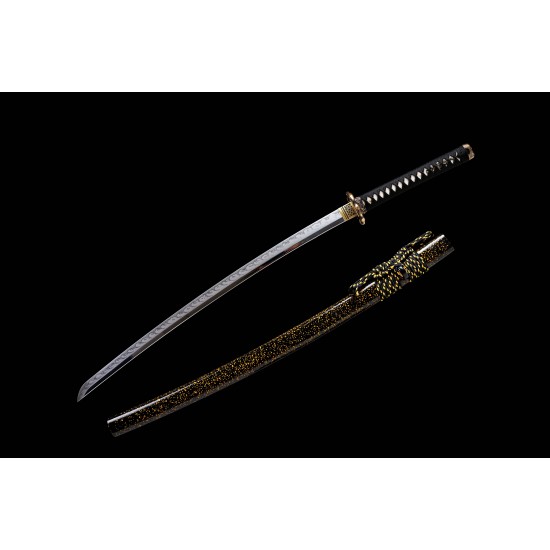 Traditional Japanese Samurai Katana Swords Clay Tempered L6 Steel Razor Sharp Full Tang Blade