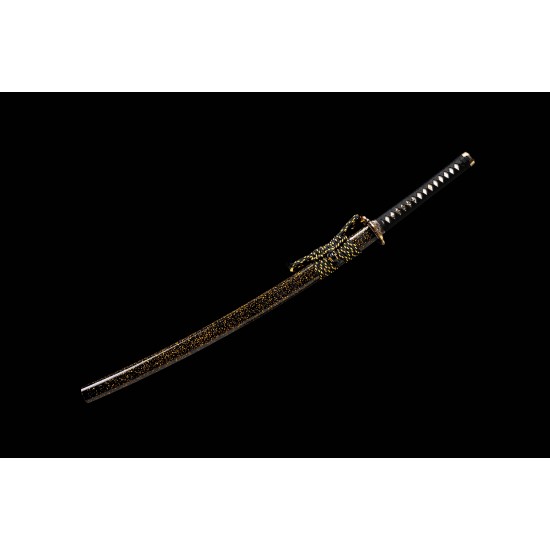 Traditional Japanese Samurai Katana Swords Clay Tempered L6 Steel Razor Sharp Full Tang Blade