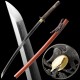 Handmade Traditional Japanese Samurai Katana Swords Clay Tempered T10 Steel Choji Hamon Eagle fitting Razor Sharp Full Tang Blade