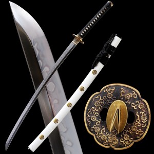 Handmade Traditional Japanese Samurai Katana Swords Clay Tempered L6 Steel Razor Sharp Full Tang Blade