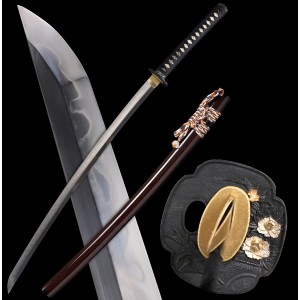 Hand Forged Japanese Katana Swords Clay Tempered T10 Steel Choji Hamon Samurai Sword Razor Sharp Blade