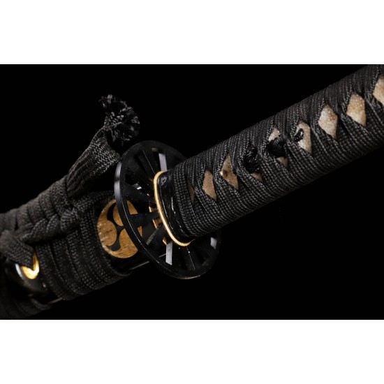 Japanese Samurai Katana Swords Clay Tempered T10 Steel Choji Hamon Razor Sharp Full Tang Blade