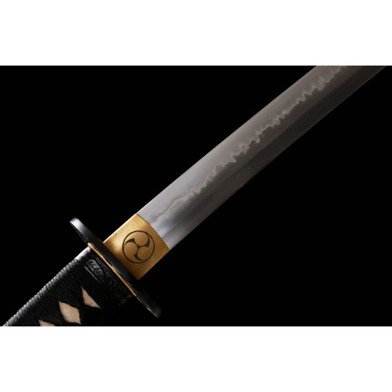 Japanese Samurai Katana Swords Clay Tempered T10 Steel Choji Hamon Razor Sharp Full Tang Blade