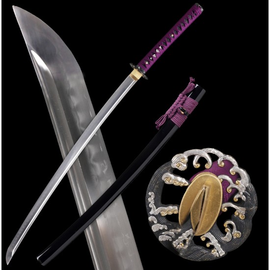 Clay Tempered Japanese Katana Swords Samurai Sword Razor Sharp Shihozume Lamination Blade