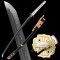 Clay Tempered Kobuse Folded Steel Japanese Samurai Tachi Katana Sword Full Tang Razor Sharp Blade