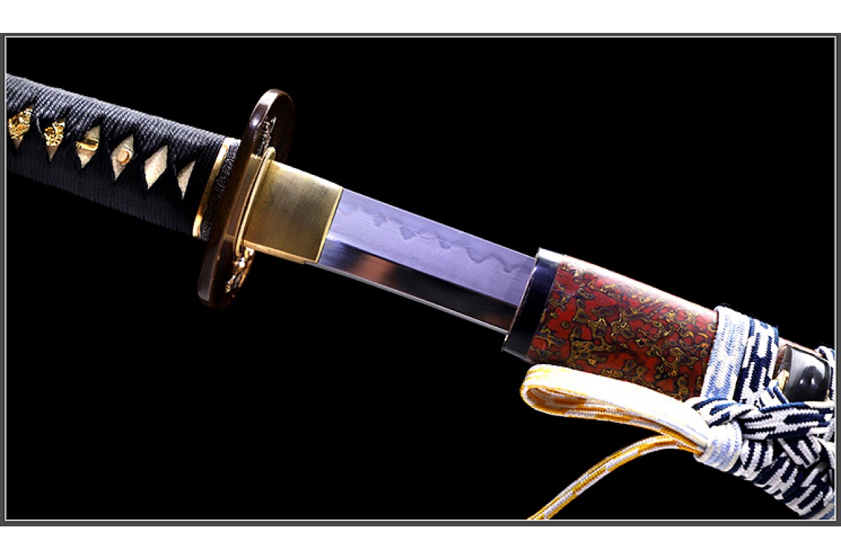 HANDMADE JAPANESE SAMURAI SWORD KATANA CLAY TEMPERED FULL TANG BLADE VERY SHARP