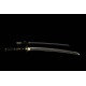 Japanese Samurai Wakizashi Swords Clay Tempered Kobuse Folded Steel Blade