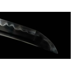 Battle Ready Japanese Samurai Wakizashi Swords Clay Tempered Kobuse Folded Steel Blade