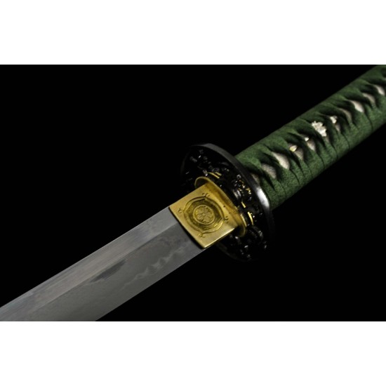 Clay Tempered Shihozume Blade Choji Hamon Japanese Katana Sword 