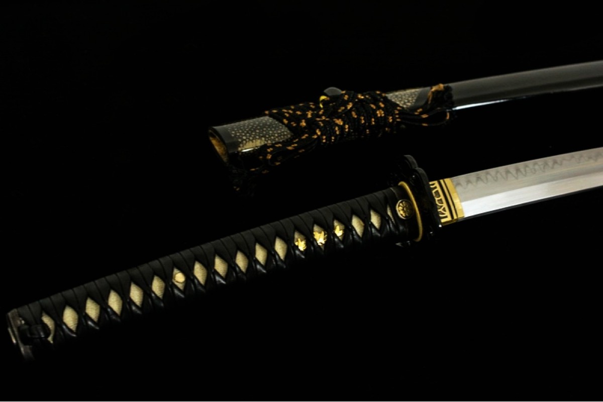 Japanese Samurai Katana Clay Tempered Shihozume Blade Sword Battle Ready Razor Sharp Full Tang