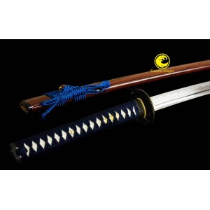 Handmade Folded Steel Katana Japanese Samurai Sword Full Tang Sharp