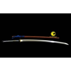 Handmade Folded Steel Katana Japanese Samurai Sword Full Tang Battle Ready Sharp