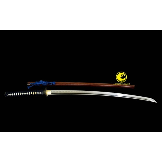 Handmade Folded Steel Katana Japanese Samurai Sword Full Tang Sharp