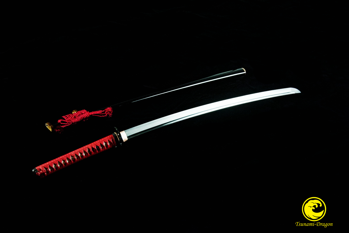 Battle Ready Clay Tempered L6 Steel Blade Japanese Samurai Katana Sword Suguha Razor Sharp Full Tang