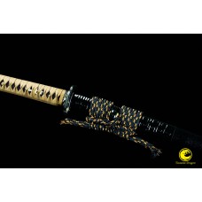 Battle Ready Clay Tempered Japanese Samurai Katana T10 Steel Razor Sharp Cutting Blade Sword Full Tang