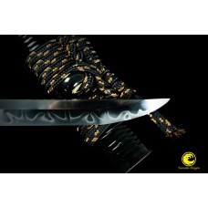Battle Ready Clay Tempered Japanese Samurai Katana T10 Steel Razor Sharp Cutting Blade Sword Full Tang