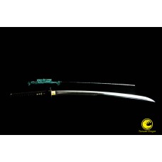 Battle Ready Clay Tempered Japanese Katana Sword Kobuse Folded Steel Blade Unokubi Zukuri  Razor Sharp Full Tang