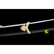 Handmade Battle Ready Clay Tempered T10 Steel Japanese Katana Samurai Sword Full Tang Razor Sharp Blade Sword