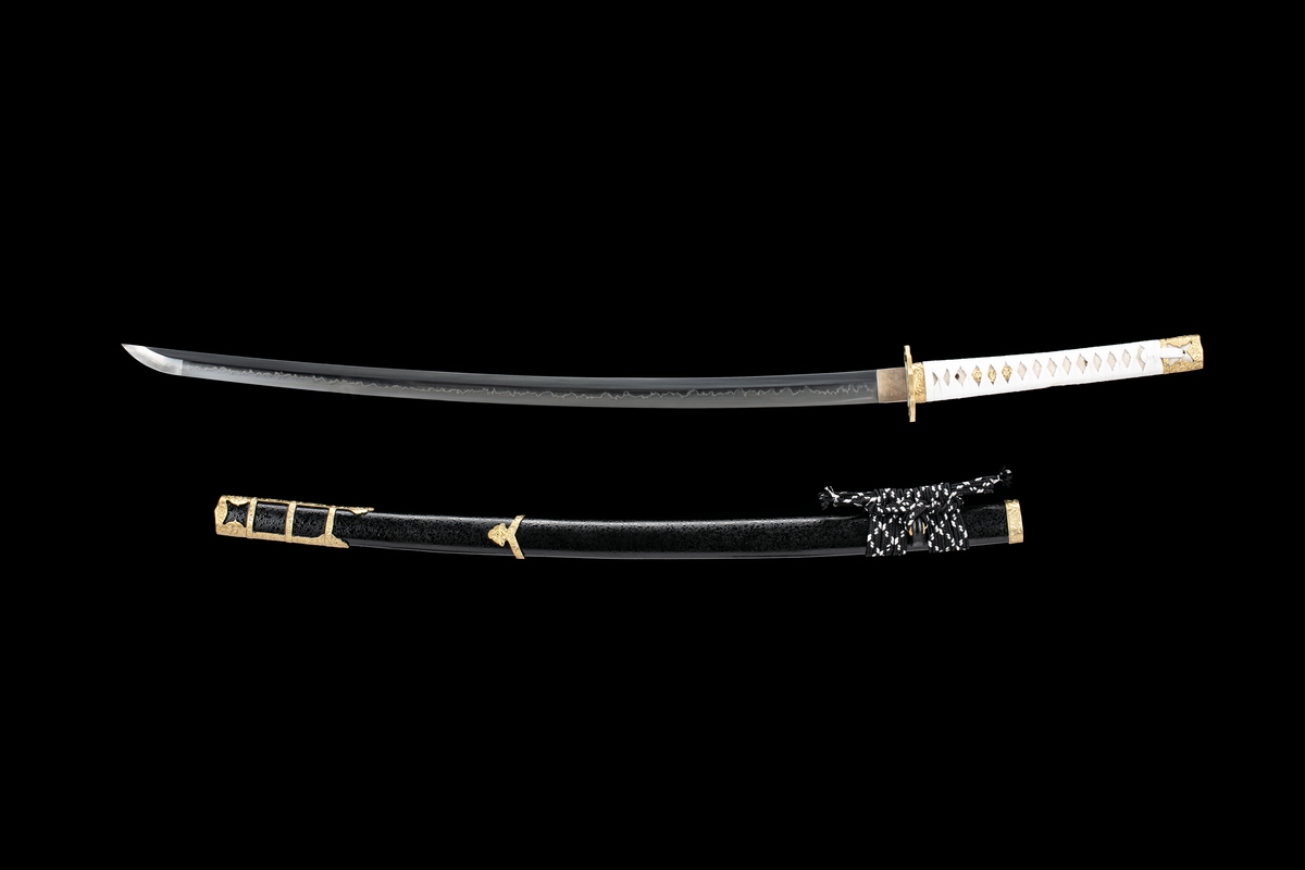 Excellent Clay tempered T10 Steel Japanese Samurai Sword Katana Sharp Nice 