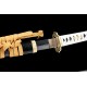 Clay Tempered Kobuse Folded Steel Japanese Samurai Tachi Katana Sword Full Tang Razor Sharp Blade