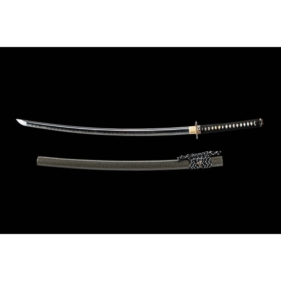 Japanese Kobuse Lamination Folded Steel Razor Sharp Blade Sword
