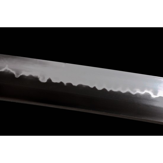 Full Tang Shinken Samurai Katana Swords Clay Tempered L6 Steel Full Tang Razor Sharp Blade