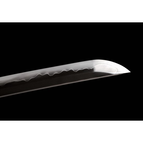 Japanese Samurai Katana Swords Clay Tempered T10 Steel Razor Sharp Full Tang Blade bamboo Fitting