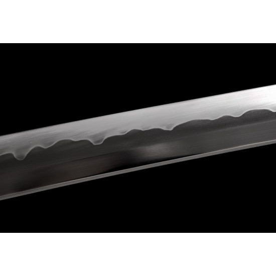 Japanese Samurai Katana Swords Clay Tempered T10 Steel Razor Sharp Full Tang Blade bamboo Fitting