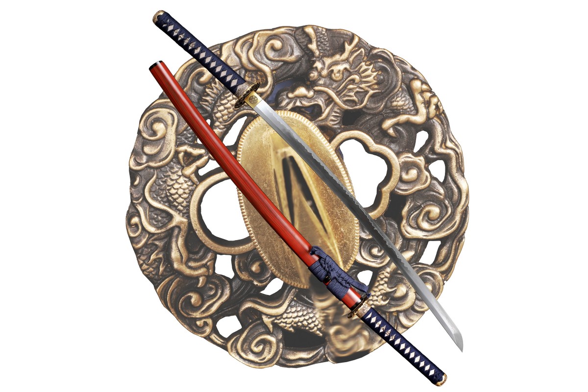 Clay Tempered T10 Steel Battle Ready Blade Razor Sharp Japanese Samurai Katana Swords