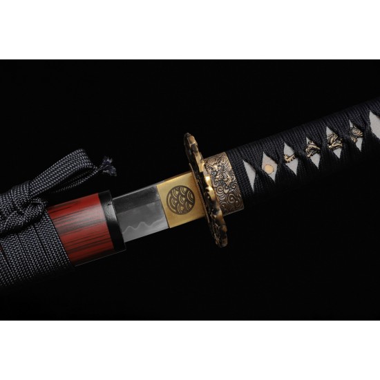 Clay Tempered T10 Steel Blade Razor Sharp Japanese Samurai Katana Swords