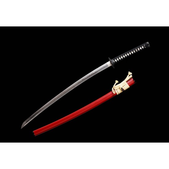 Handmade Clay Tempered Japanese Katana Sword Samurai Top Choji Hamon Razor Sharp Full Tang Blade