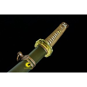 Handmade Clay Tempered T10 Japanese Samurai WW2 Shin Gunto Katana Sword New