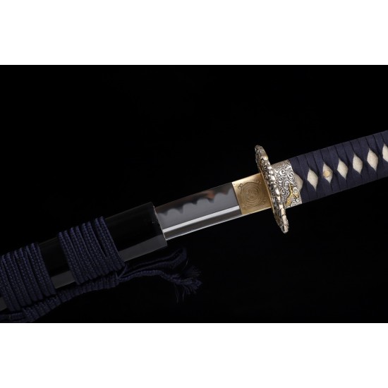 High Quality Clay Tempered Sanmai Folded Blade Japanese Samurai Katana Sword