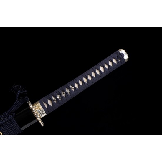 High Quality Clay Tempered Sanmai Folded Blade Japanese Samurai Katana Sword