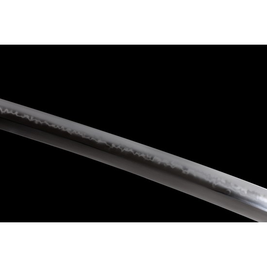 Japanese Katana T10 Steel Sword Choji Hamon Unokubi Zukuri Full Tang Blade 