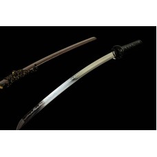 Battle Ready Japanese Katana Clay Tempered T10 Steel Blade Samurai Sword Snake Razor Sharp