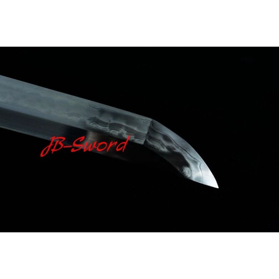 Clay Tempered Soshu Kitae Blade Japanese Katana Sword Hishigami Razor Sharp Hot